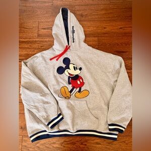 Disney Mickey Mouse Grey Hoodie. Mens XXL.